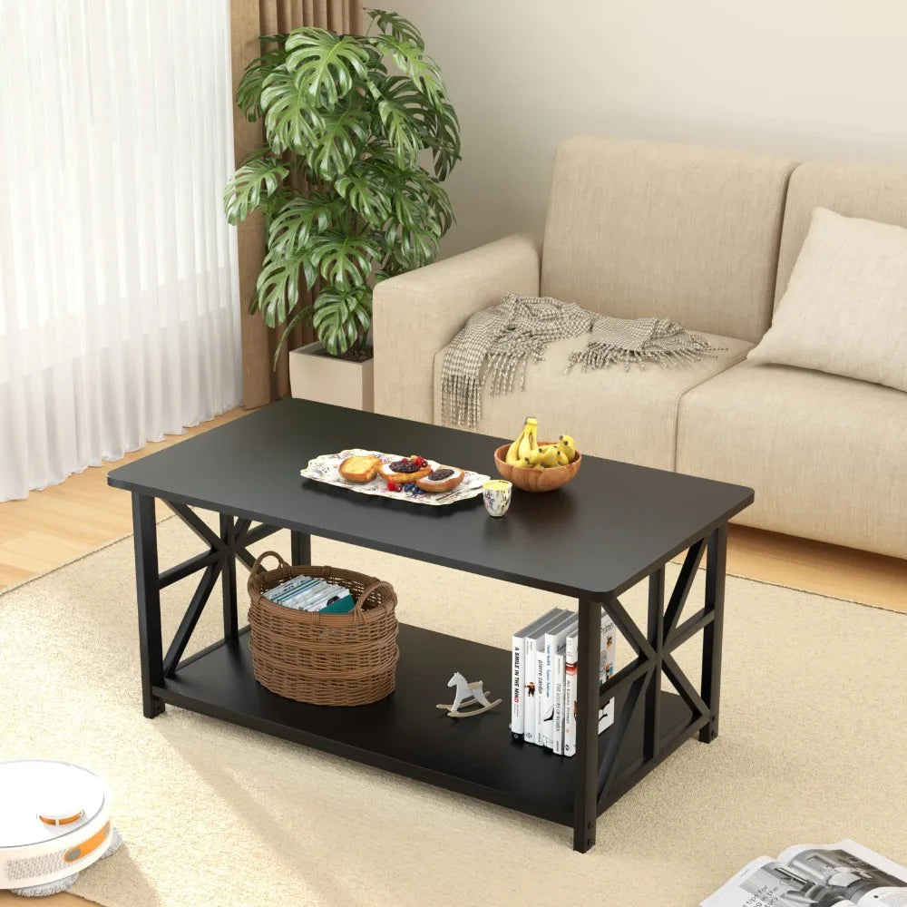 Coffee Table with Round Corner