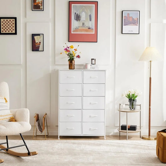 Tall Dresser for Bedroom with 10 Drawers