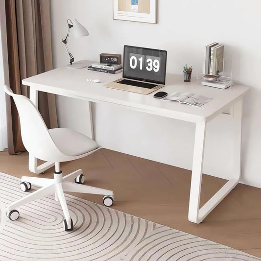 47.3 Inch Computer Desk ，Modern Simple Style Office Writing Desk Industrial Office Table, Sturdy Laptop Table for Home Office