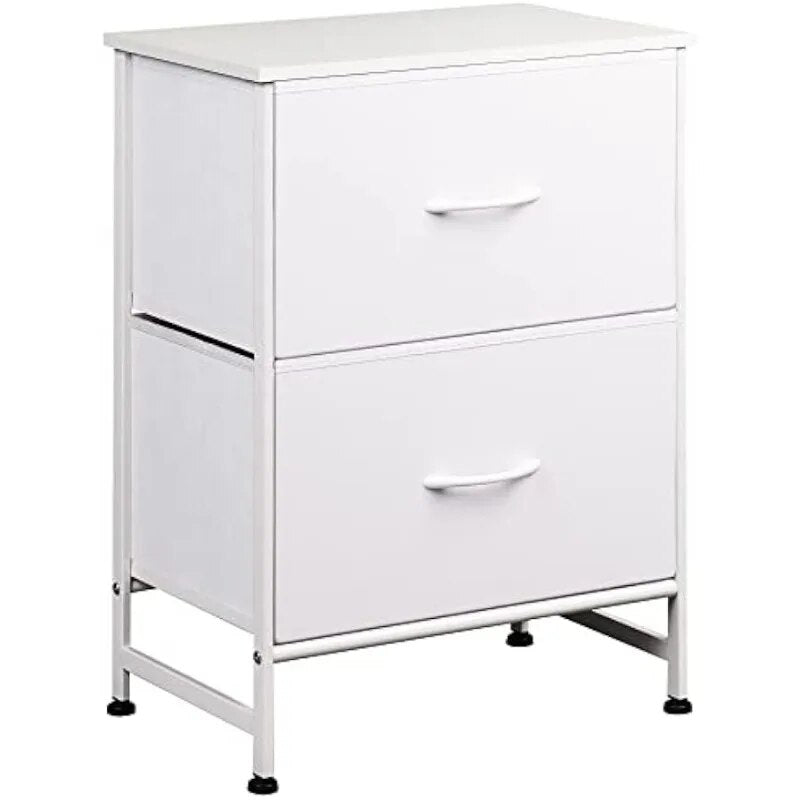 Nightstand with 2 Drawers End Table